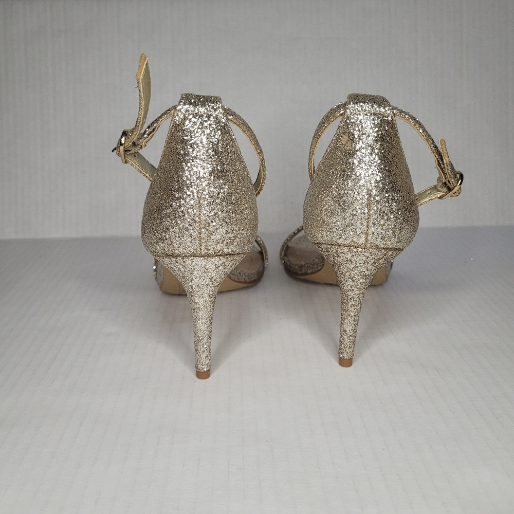 Kelly and Katie Glittering Kirstie Women’s Heels Ankle Strap 7.5 Classic Event - Picture 4 of 10